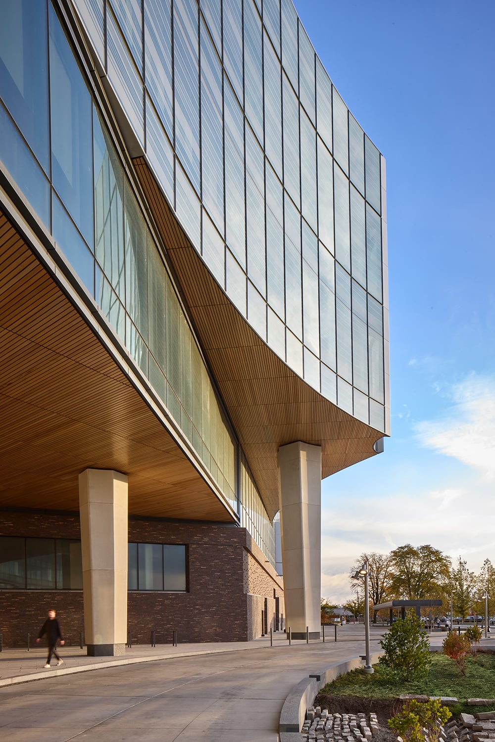 exterior facade of building