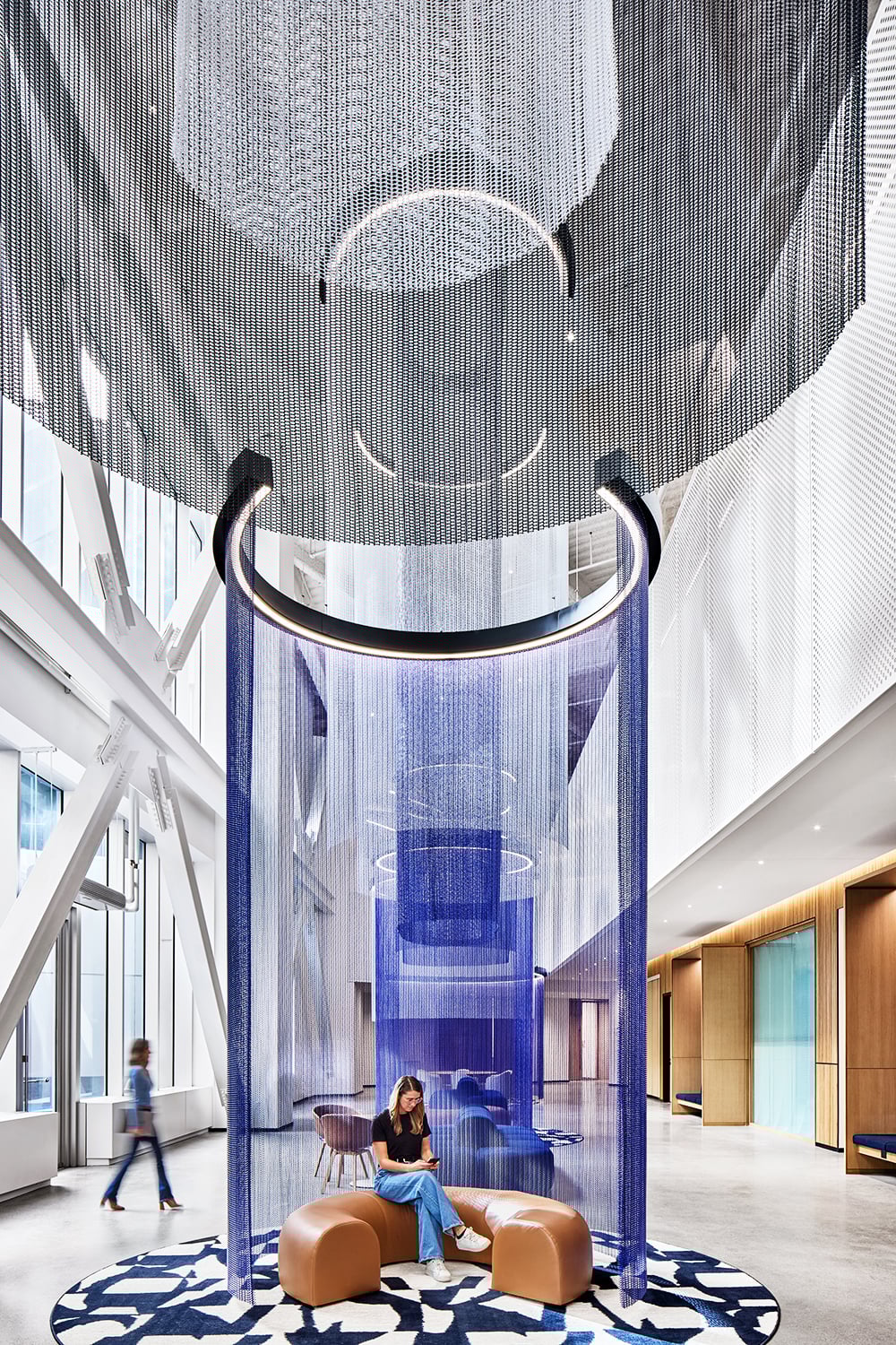 sitting area with chairs