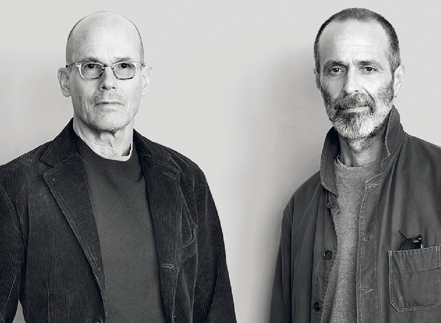 Two men standing next to each other