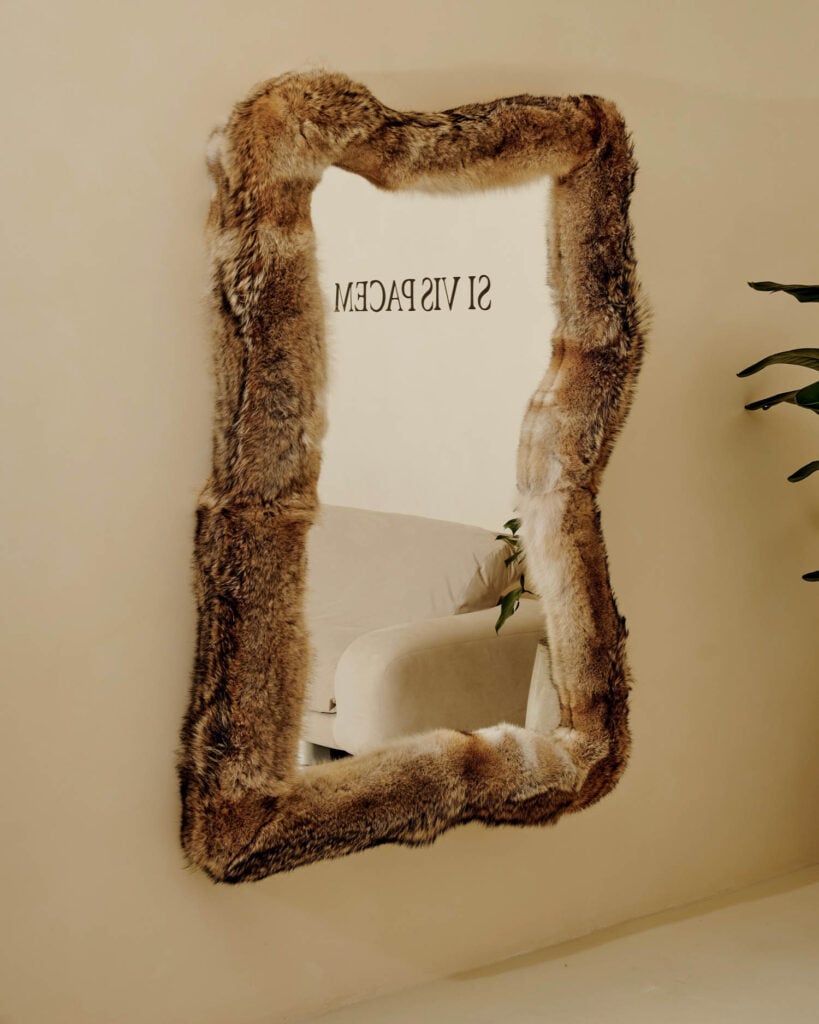 mirror with curved edges