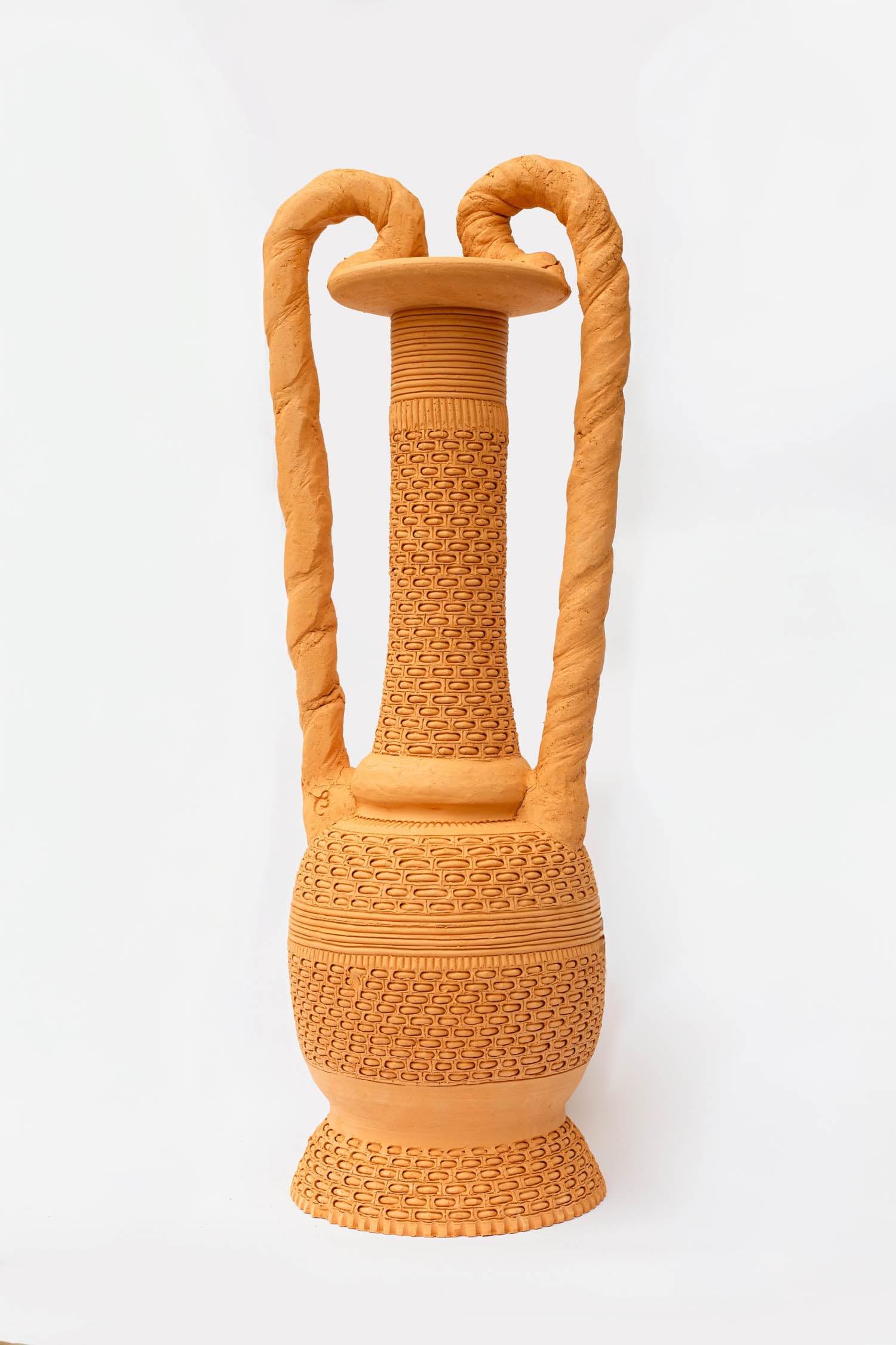tall vase with handle