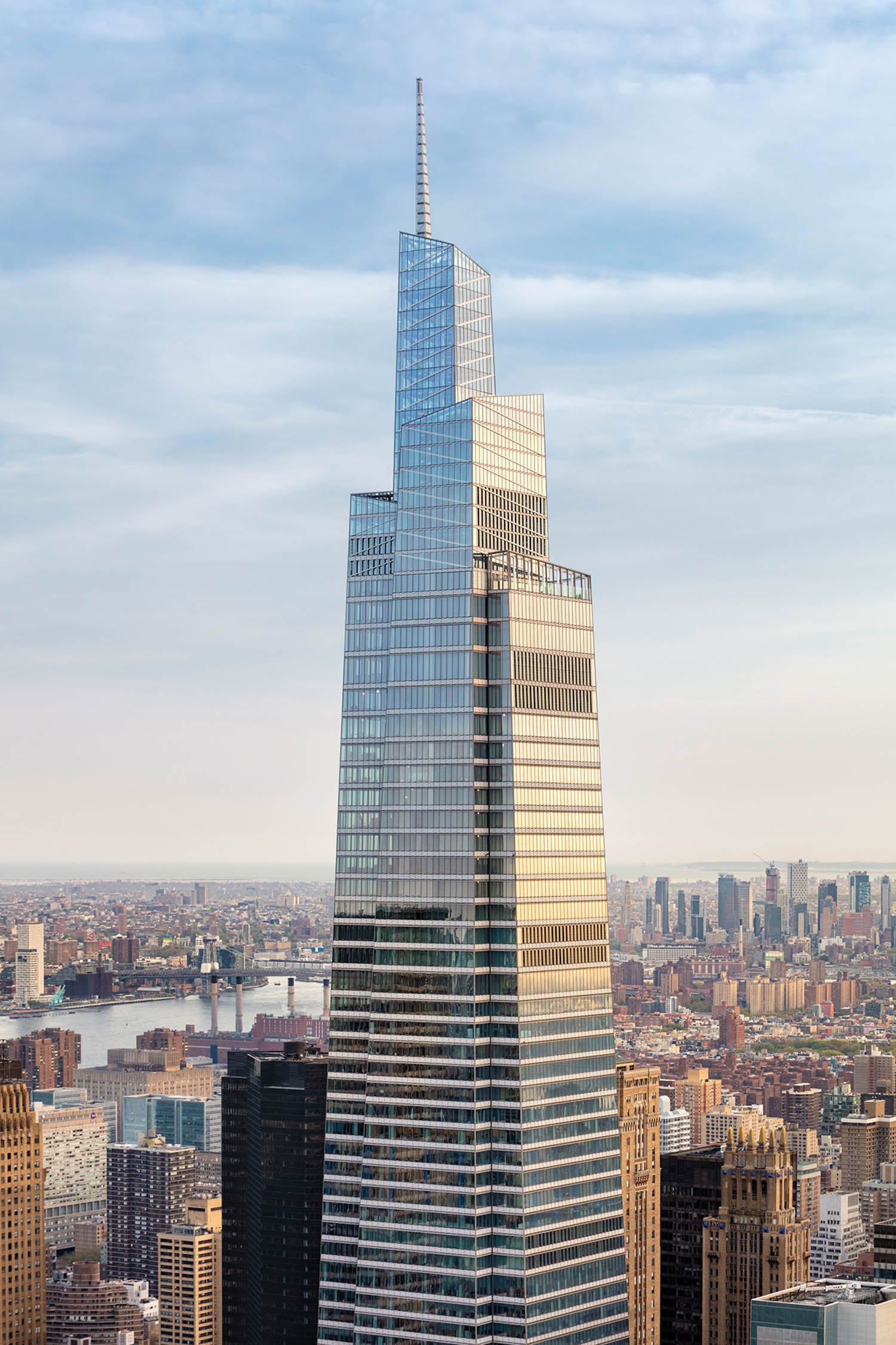 exterior facade of building in city