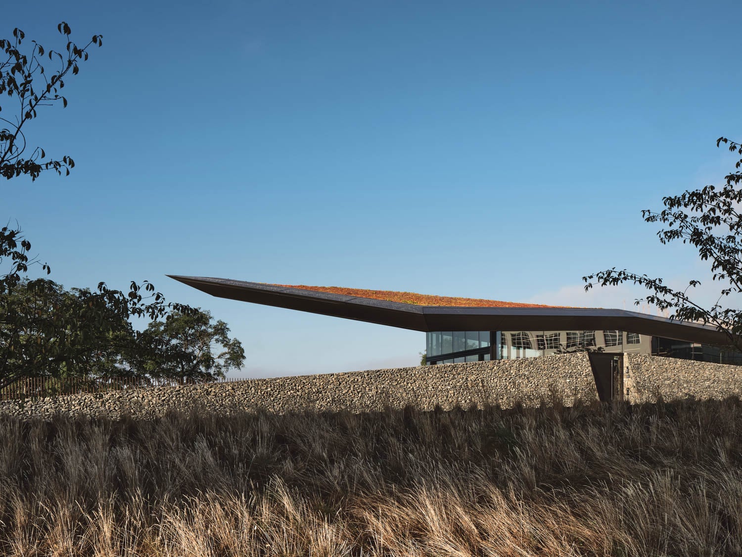exterior facade of home with fields
