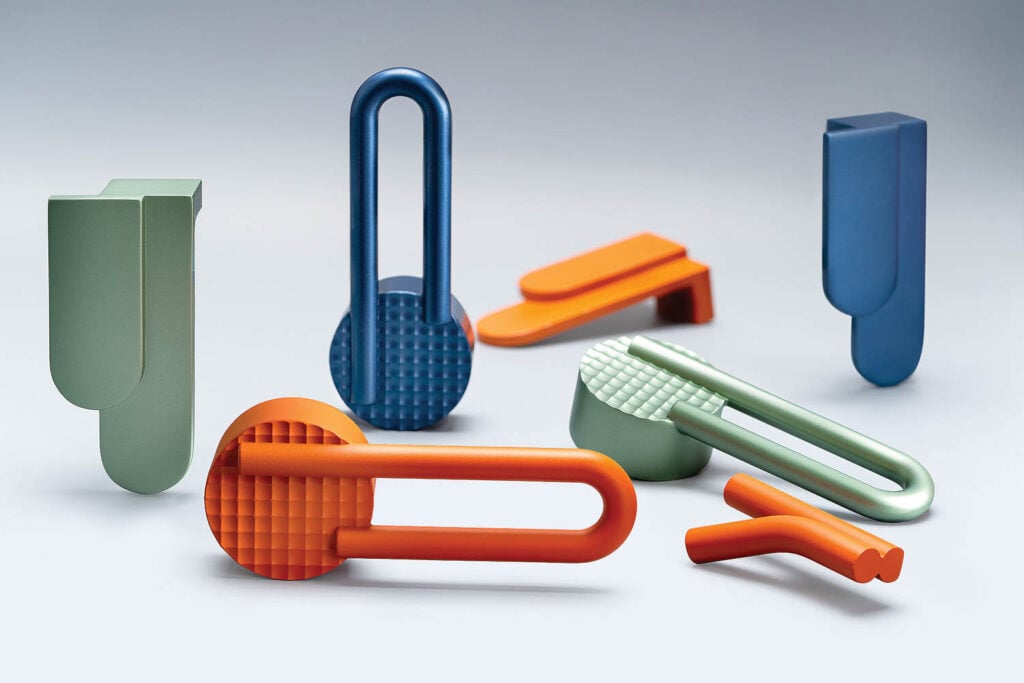 multicolored hardware collection pieces