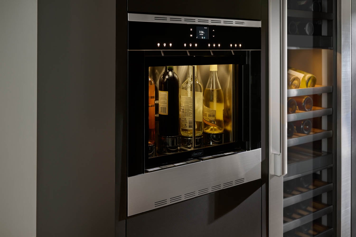 view of wine dispenser