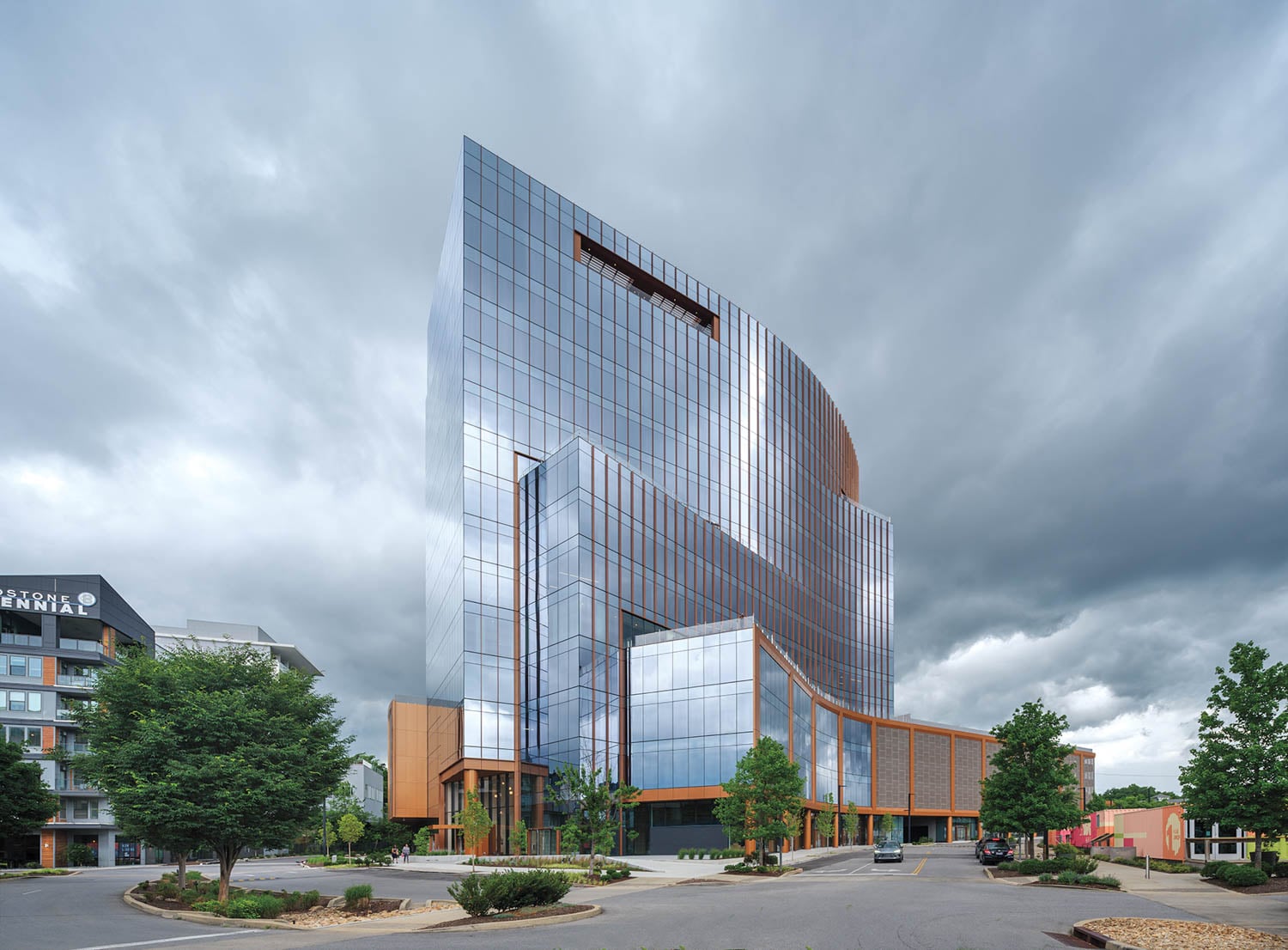 exterior facade of building