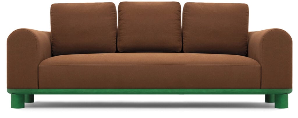 brown sofa