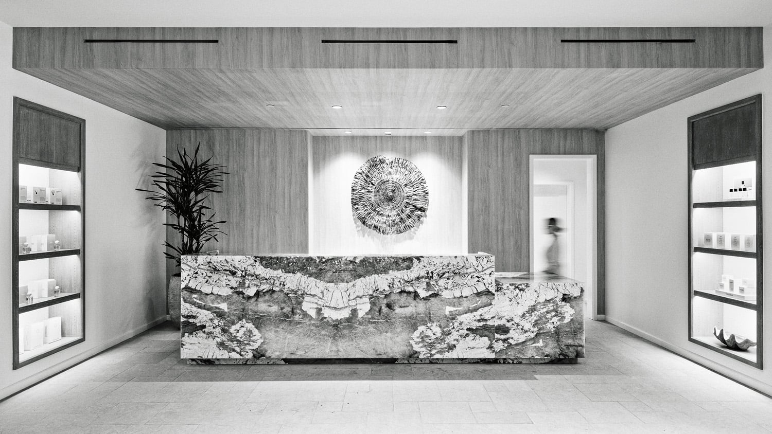 spa reception area
