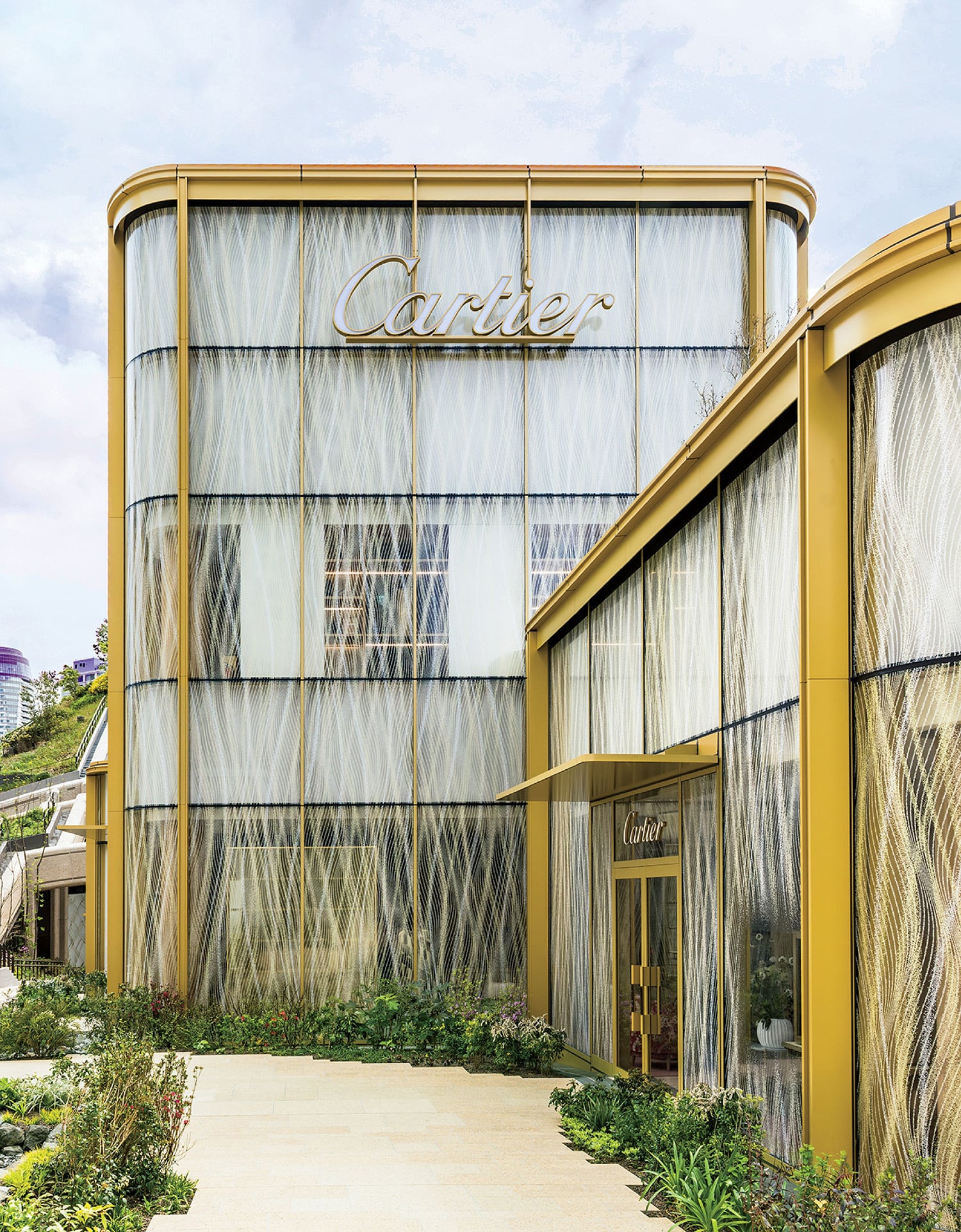 A building with a sign that reads cafe