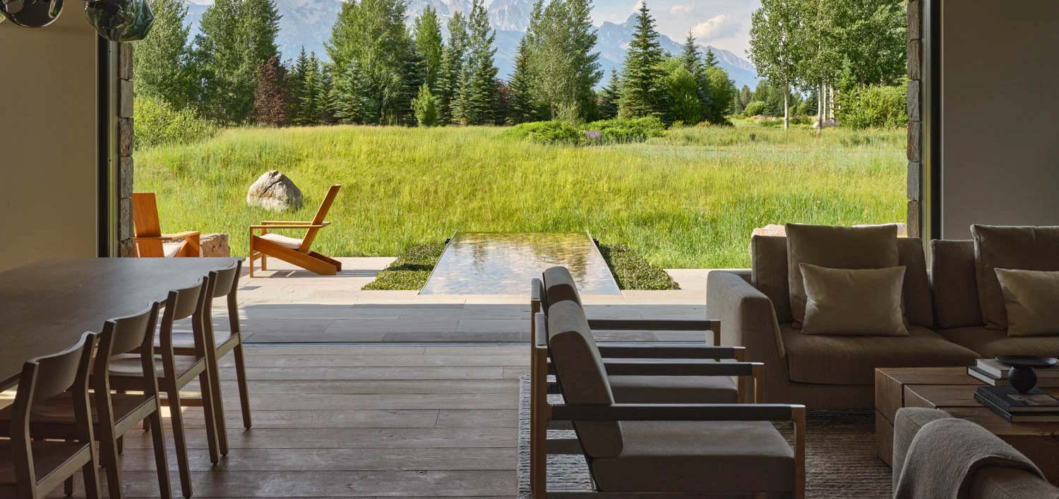 view of outdoors from kitchen