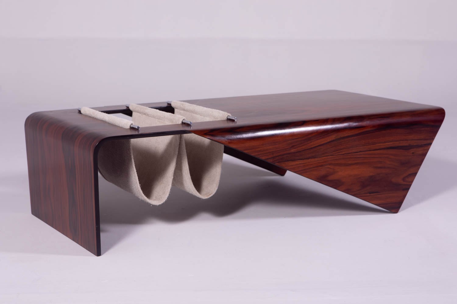 coffee table with hanging folds