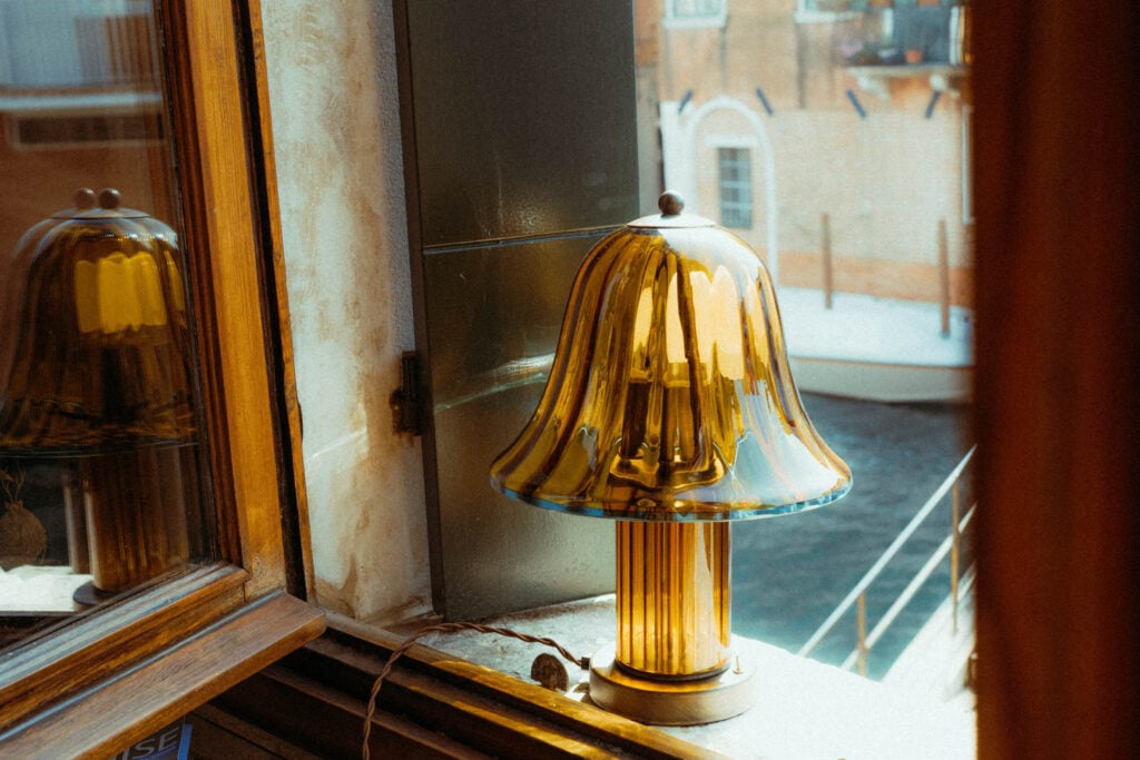 Capanna Table Lamp. Photography courtesy of the firm.