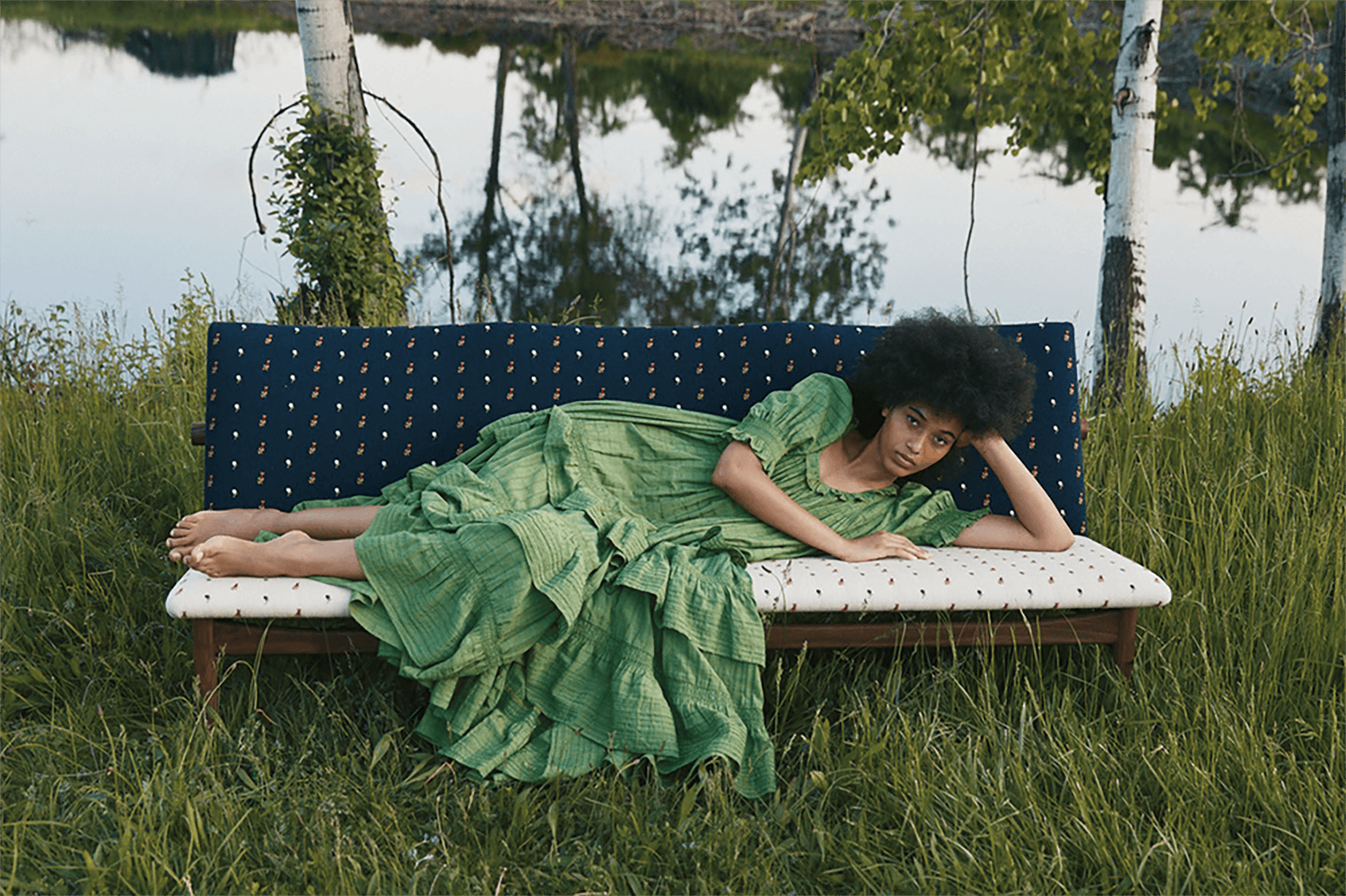 Finn Juhl's Iconic Seating Gets A Floral Fashion Update