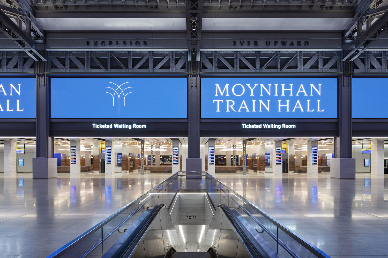 TRANSPORTATION SMALL: Ticketed Waiting Room, Moynihan Train Hall 